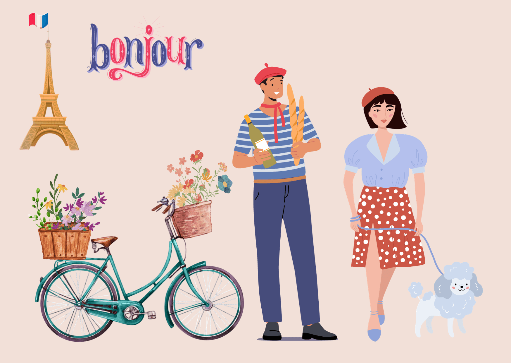 baguette et beret 1